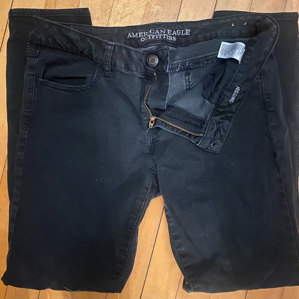 American Eagle Black Jegging